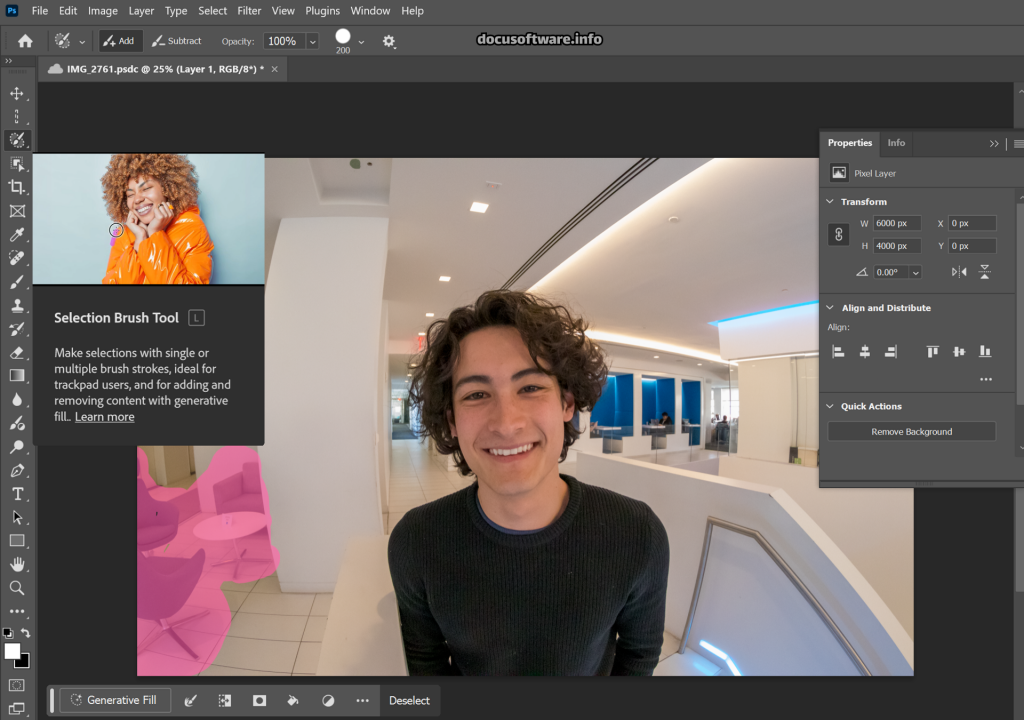 Adobe Photoshop 2025 selection tools