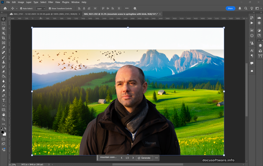 Adobe Photoshop 2025 Generate Background