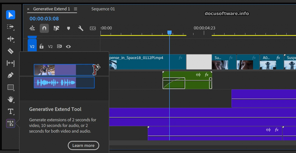 Adobe Premiere 2025 Generative Extend