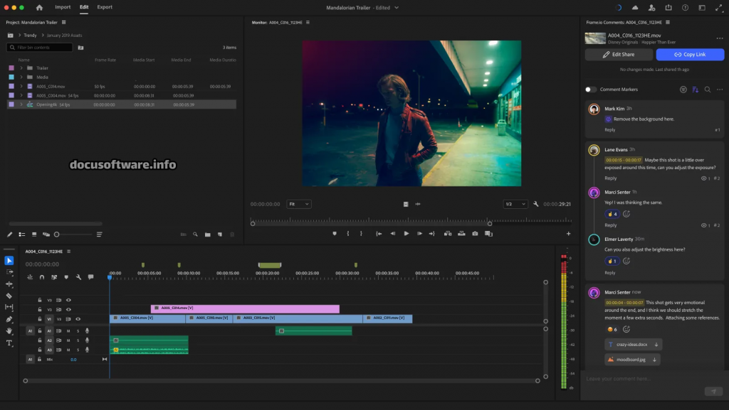 Adobe Premiere Pro 2025 Frame.io Integration