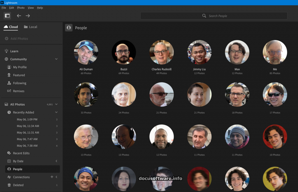 Adobe Lightroom 2025 People Recognition