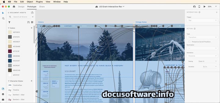 Adobe XD screenshot