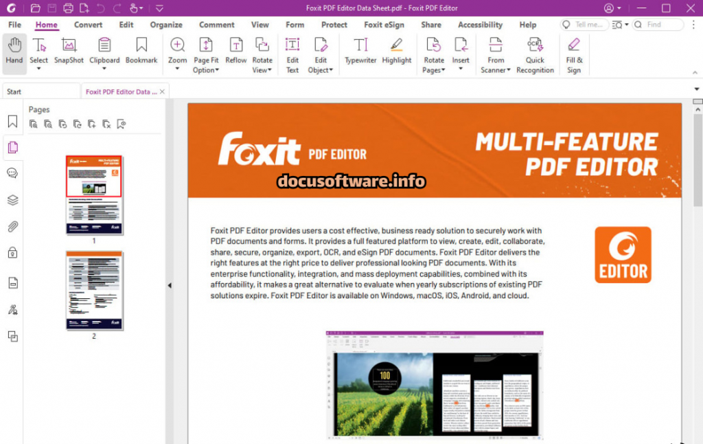 Foxit PDF Editor