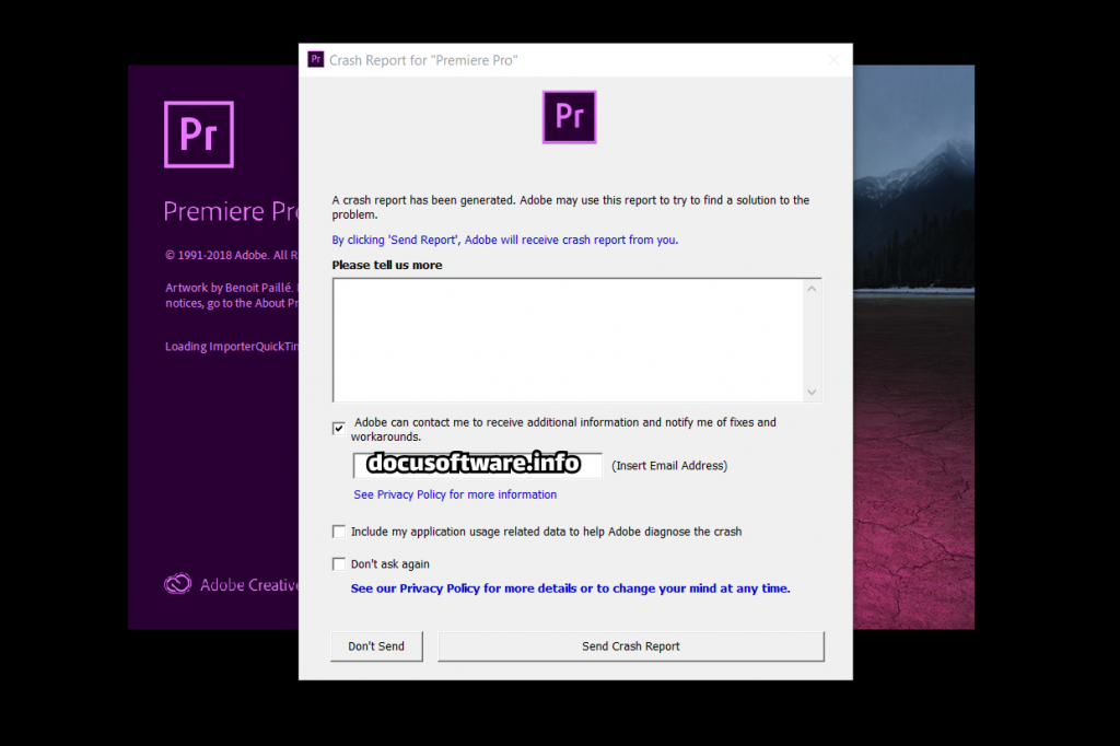 Premiere Pro Crashing Issues 