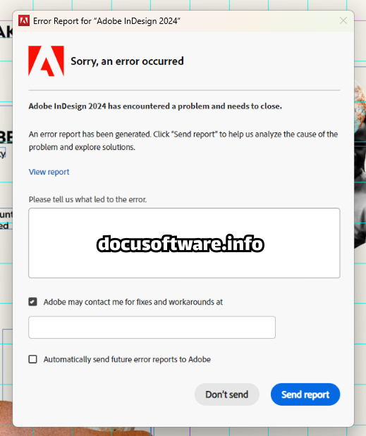 Adobe Indesign Problem