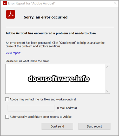 Adobe Acrobat Pro Freezing 