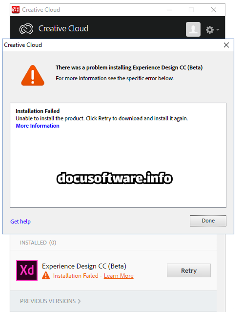 Adobe XD Critical Installation Problems