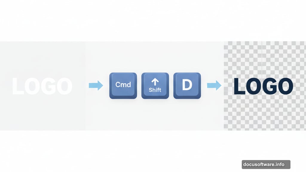 Toggle transparency grid to see white artwork on white canvas