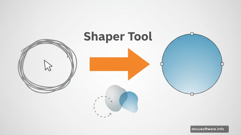 Shaper Tool transforms rough sketches into polished vector shapes instantly