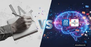 Human designer versus AI tools debate in Adobe Express 2025
