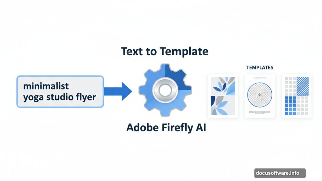 Text to Template generates custom layouts from descriptions using AI