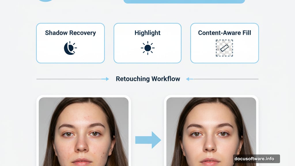 Photoshop handles raw camera files and retouching with Content-Aware Fill