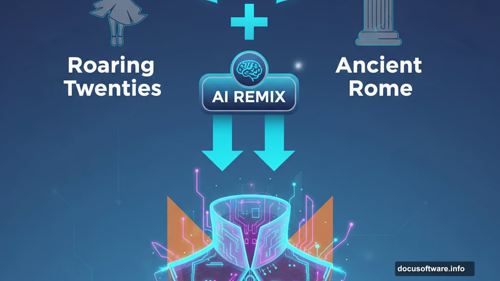 AI lets creators remix historical eras with futuristic elements