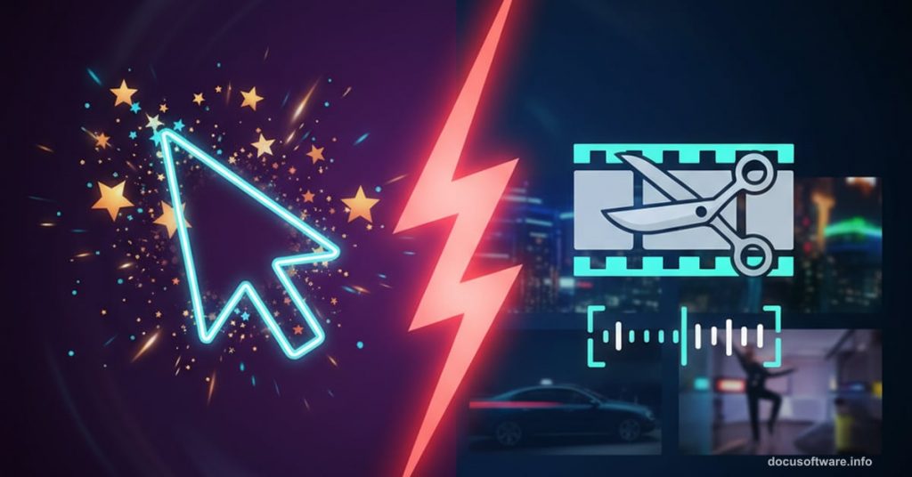 Adobe Firefly versus Express split screen showing creation and editing tools