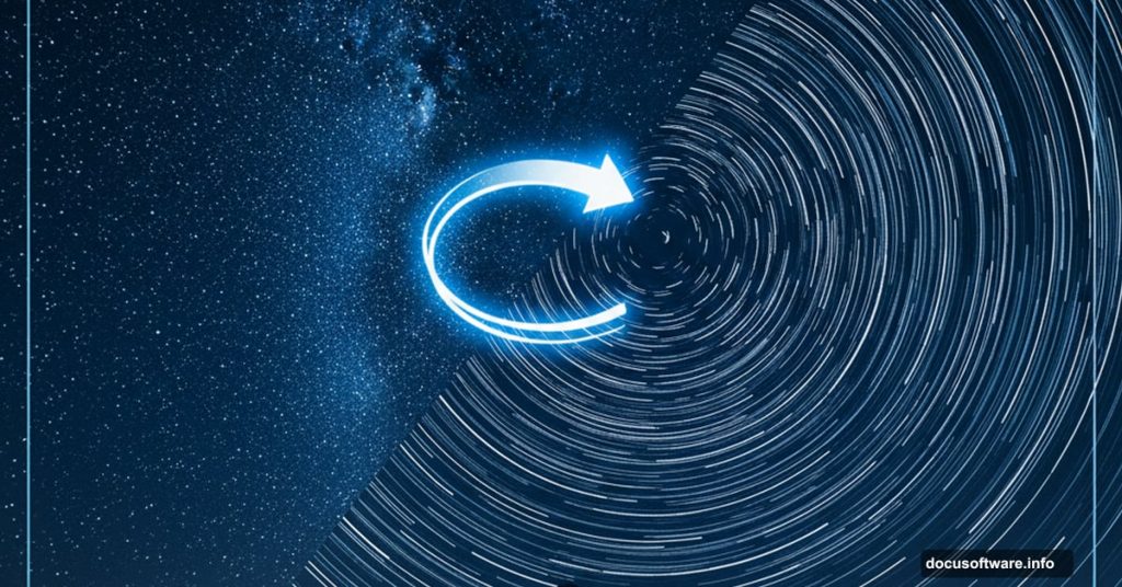Single starry photo transforming into circular star trails using Photoshop