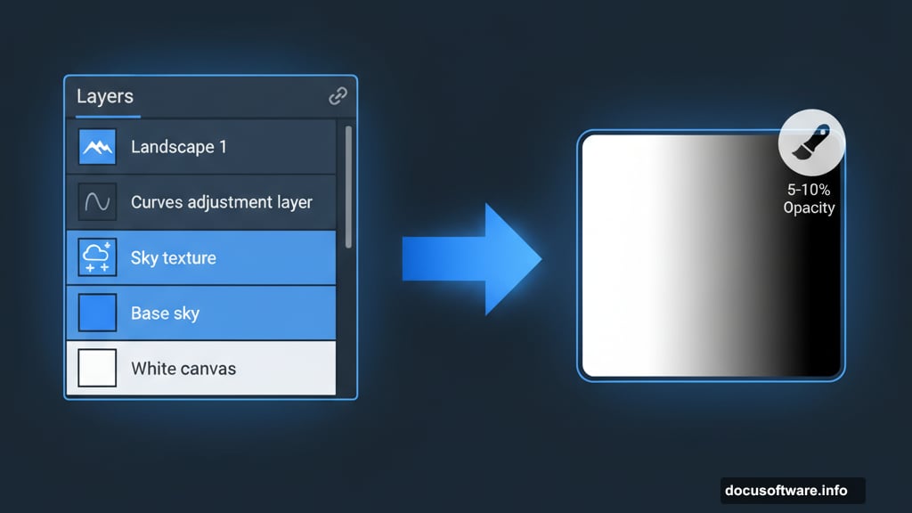Add Curves adjustment layer and paint on mask to darken corners