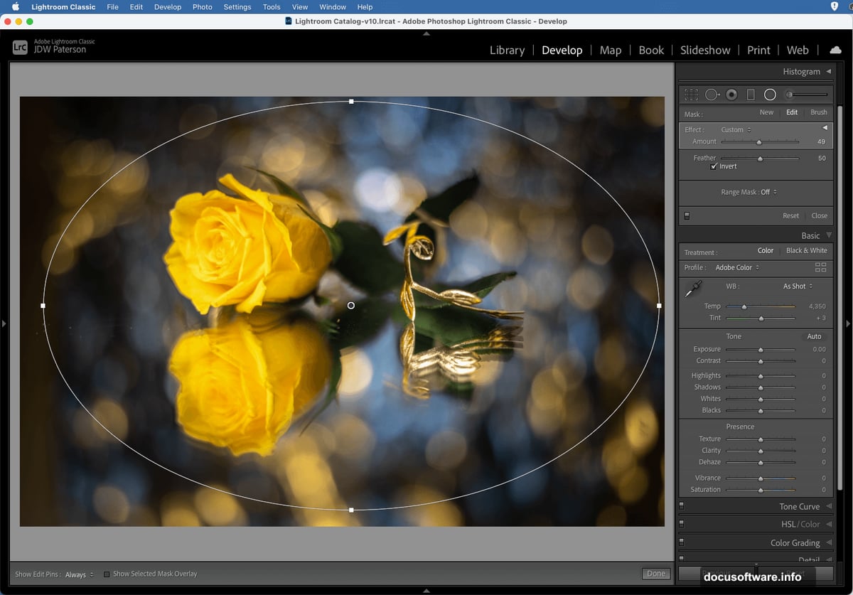 Sharpen digital photos with Detail panel Amount Radius settings