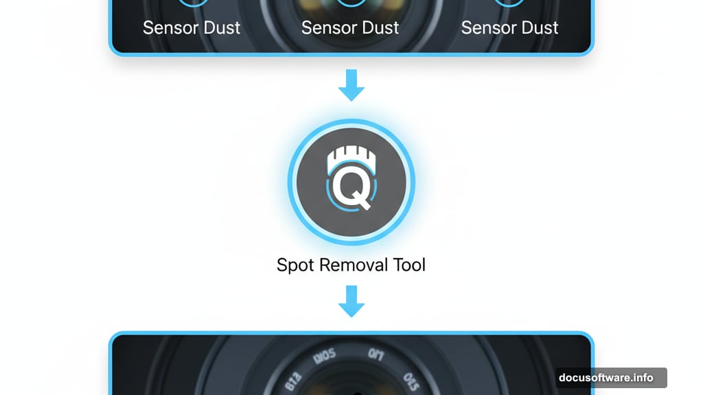 Spot Removal tool fixes sensor dust and distractions instantly