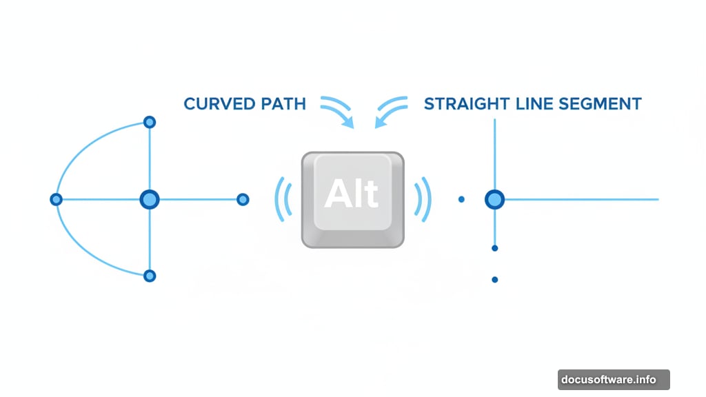 Alt-click anchor points to reset handles for curve transitions