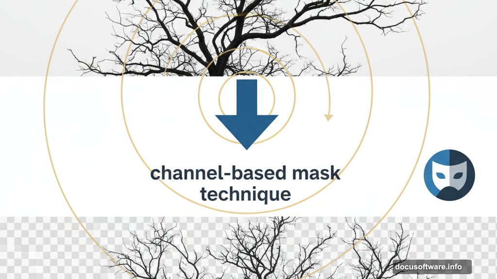 Game-changing masking trick using stock image to create its own mask