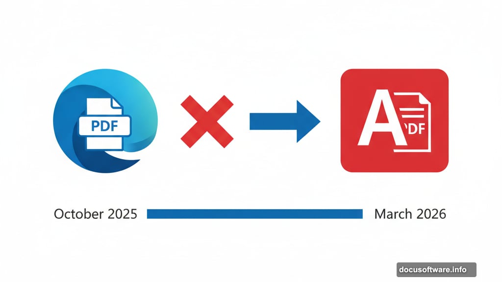 Microsoft Edge ditching built-in PDF reader for Adobe Acrobat