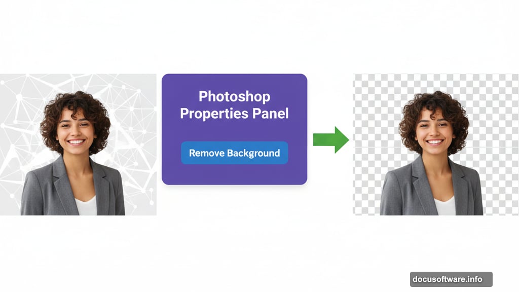Remove background with one click using Adobe AI tools