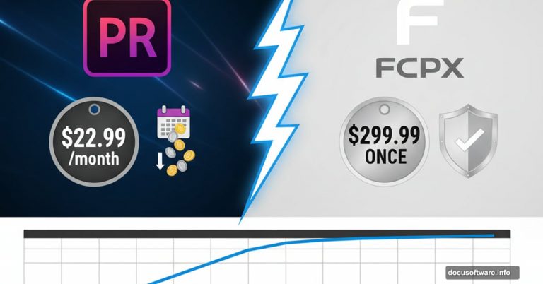Premiere Pro subscription versus Final Cut Pro one-time purchase comparison