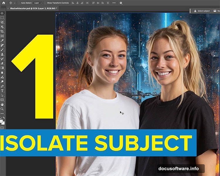 Object Selection tool detects edges and creates selection automatically