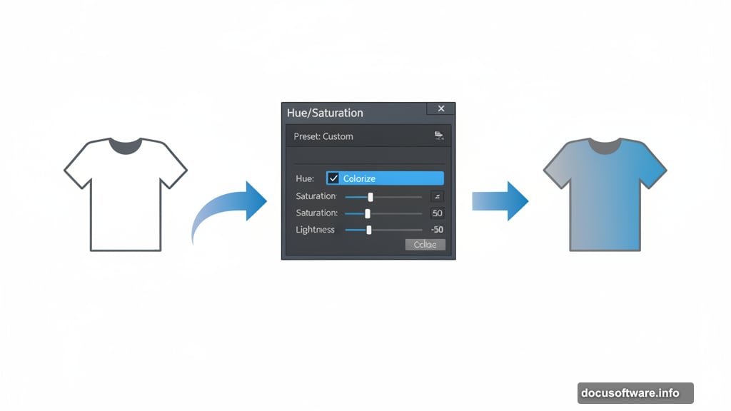 Lightness slider transforms white object into gray accepting vivid color