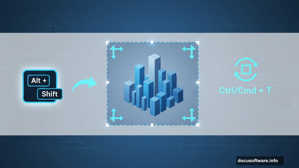 Transform tool with Alt Shift keeps cityscape from getting distorted