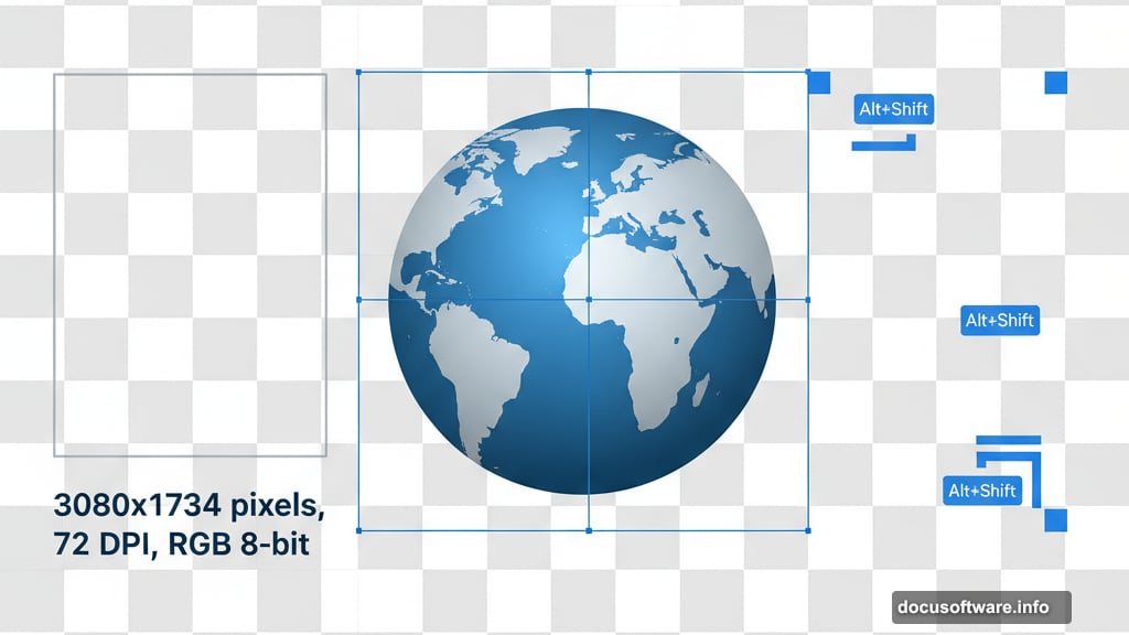Canvas setup with Earth placement using rule of thirds composition