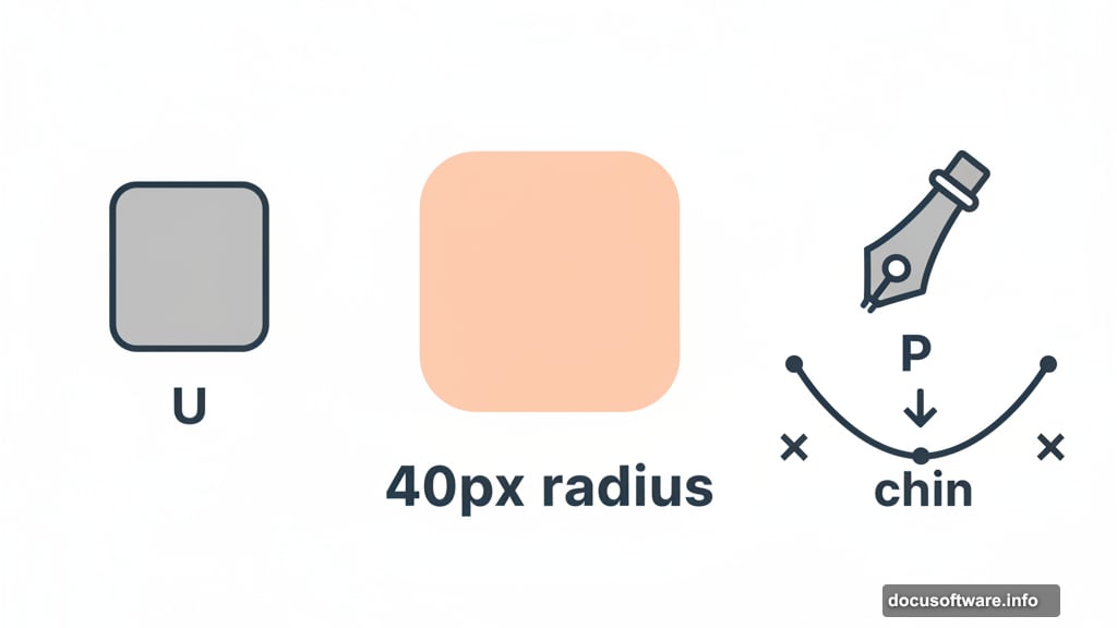 Creating pirate face structure using Rounded Rectangle and Pen Tool
