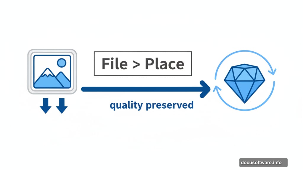 Smart objects preserve original images while allowing repeated transformations