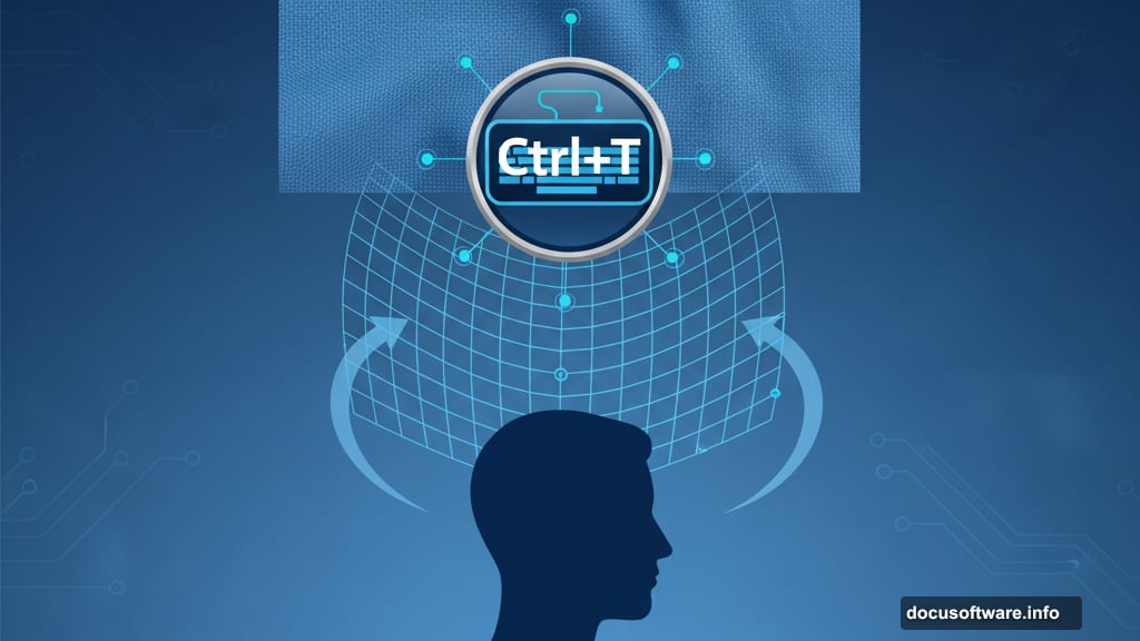 Free Transform and Warp tool bend fabric around subject