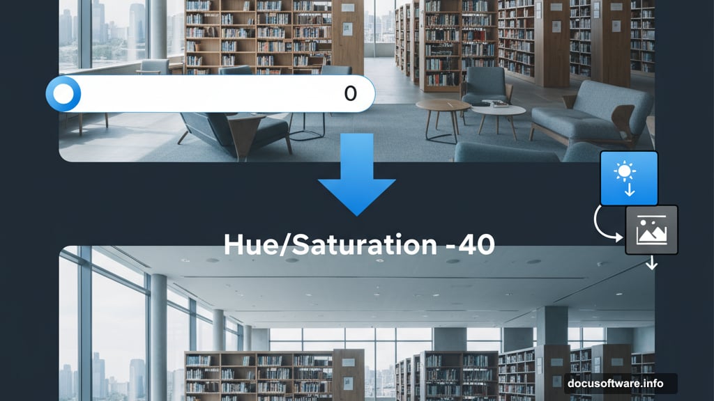 Saturation control makes separate photos look like one cohesive scene