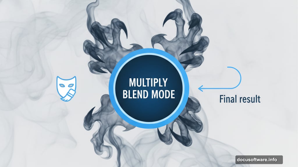 Smoke effects with Multiply blend mode creating ghostly presence