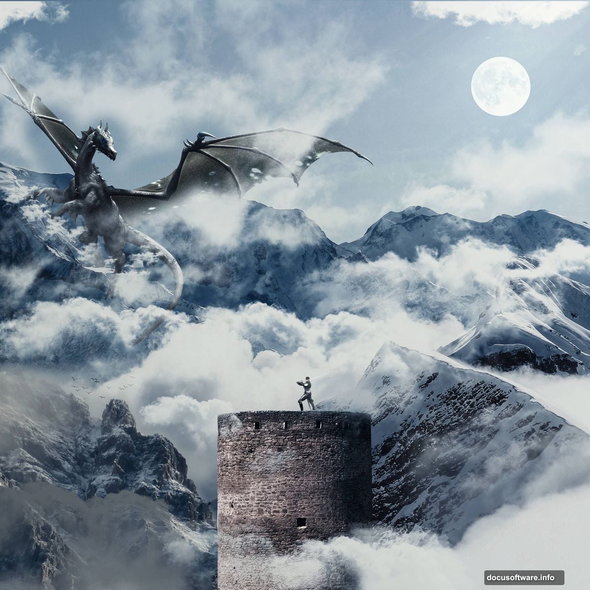 Gather stock photos and set up canvas before starting Photoshop