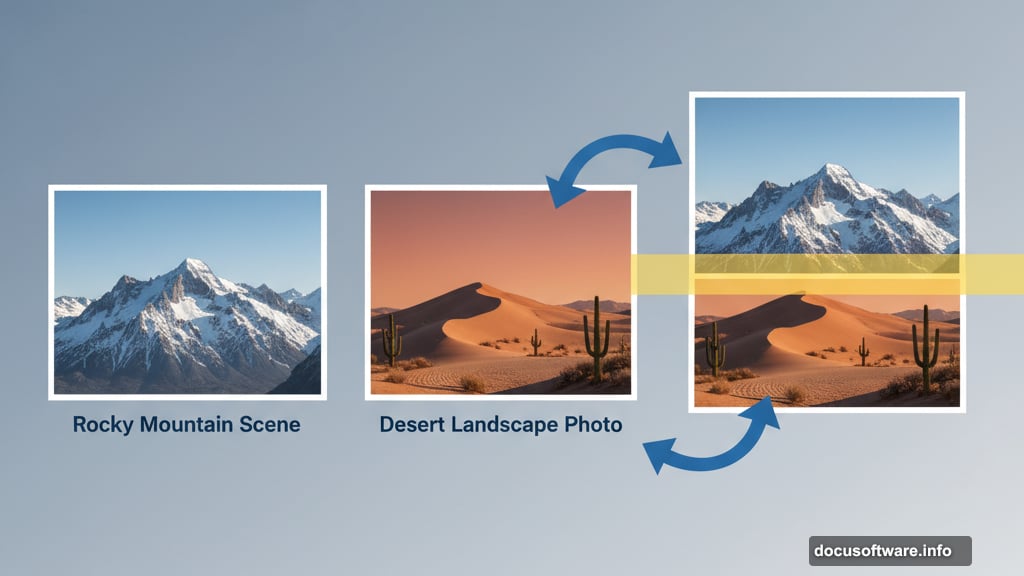 Combine multiple stock images into one cohesive battlefield scene