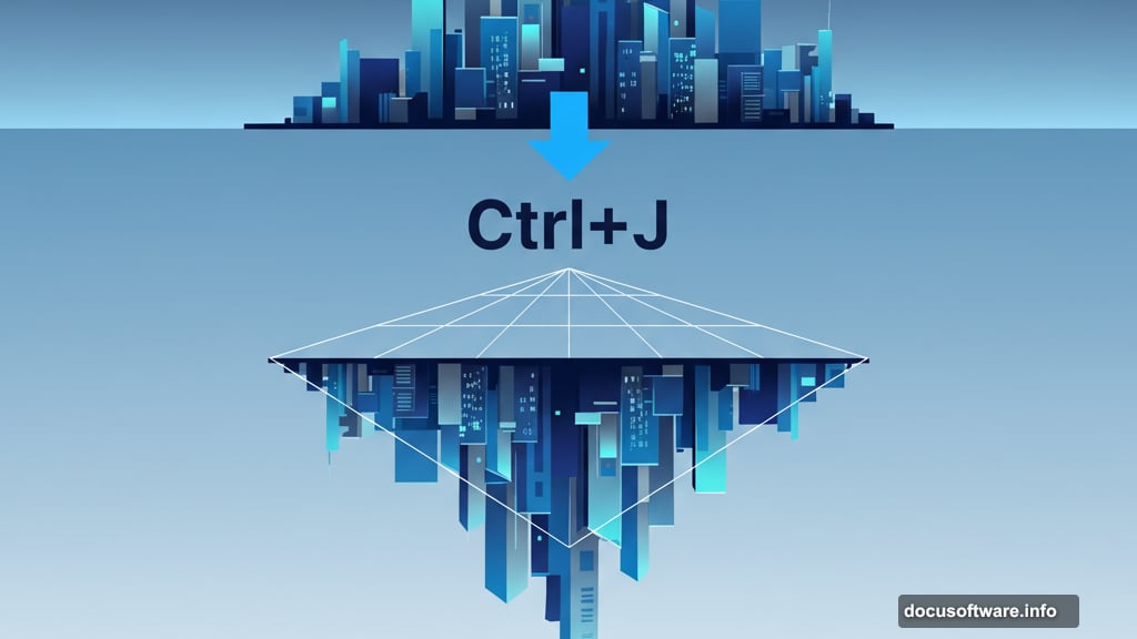 Transform Tool flips and rotates duplicated layer for Inception cityscape effect