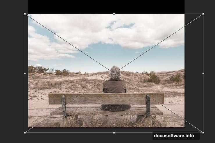 Pen Tool carefully outlines subject for masking out reality