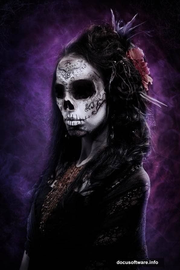Combining real skull imagery with careful blending creates authentic results