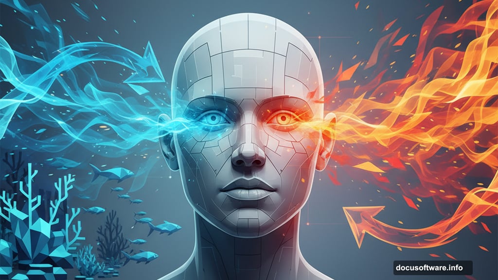 Fire meeting water portrait effect blending impossible elements in Photoshop