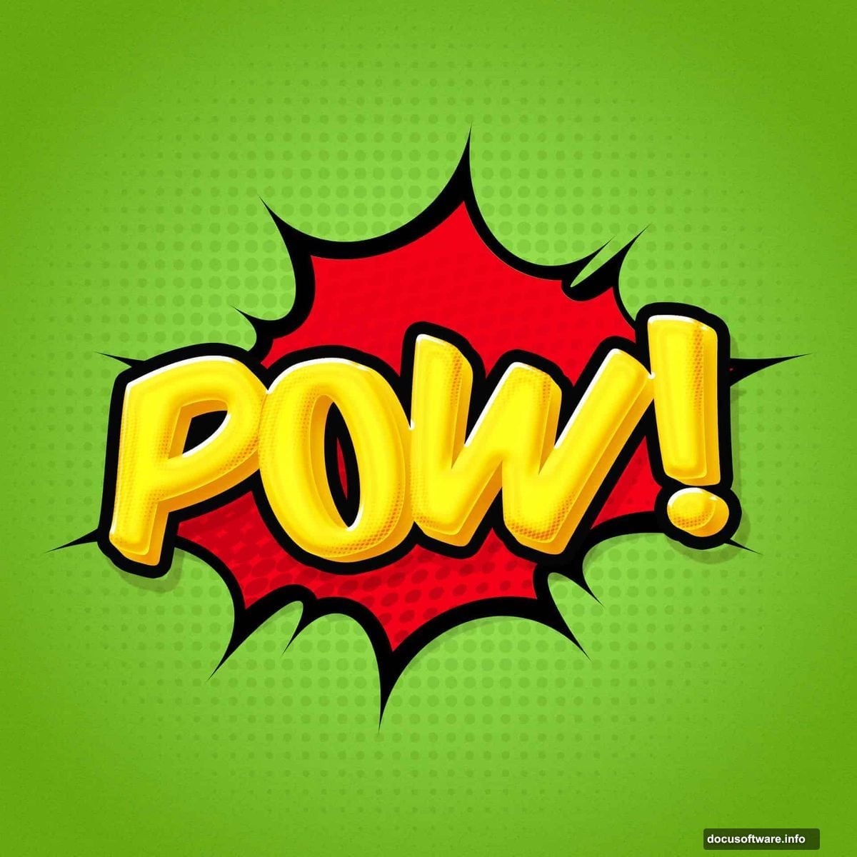 Transforming flat text into 3D comic book lettering with effects