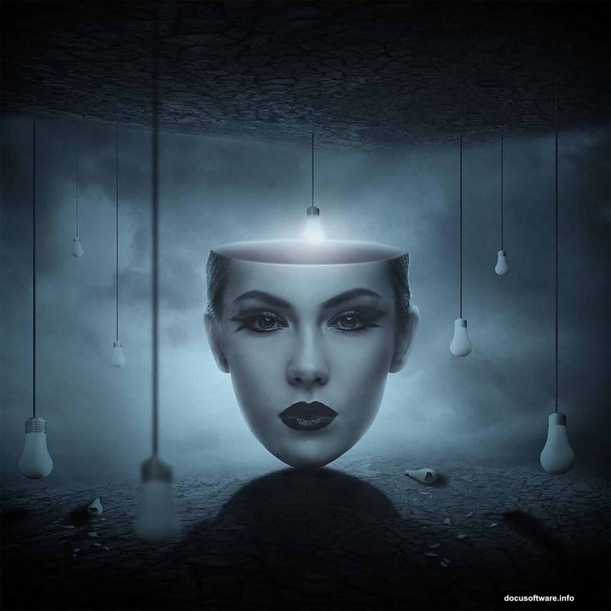 Free Transform mode resizes waves to match foreground perspective