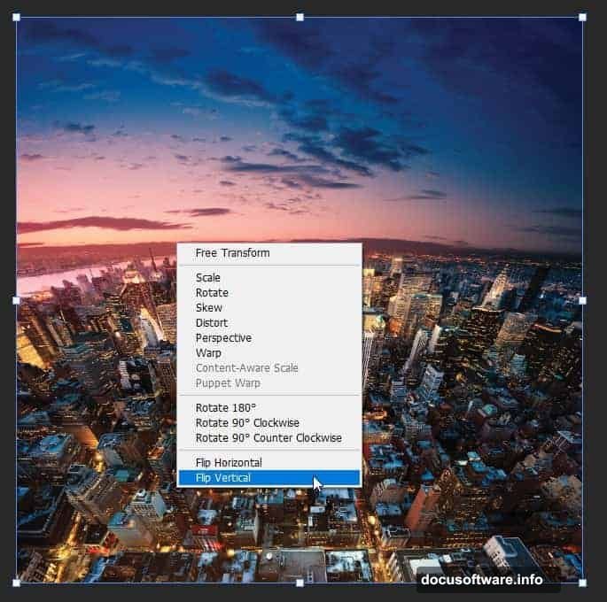 Clear horizontal lines and empty sky space crucial for rotation