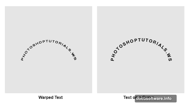 Type tool cursor changes to show curved line on path