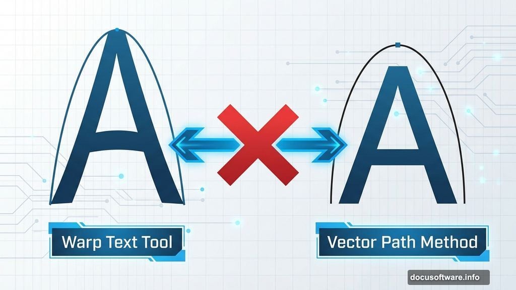 Vector path method keeps text crisp without distortion