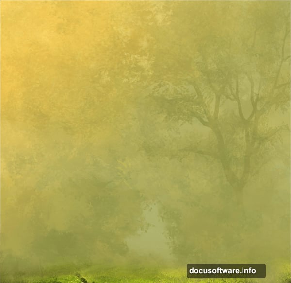 Color Balance adjustment layer adds warm autumn color tones