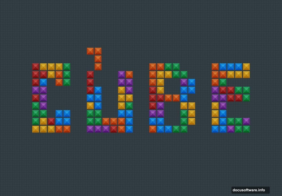 Transform plain text into vibrant three-dimensional Tetris-style artwork