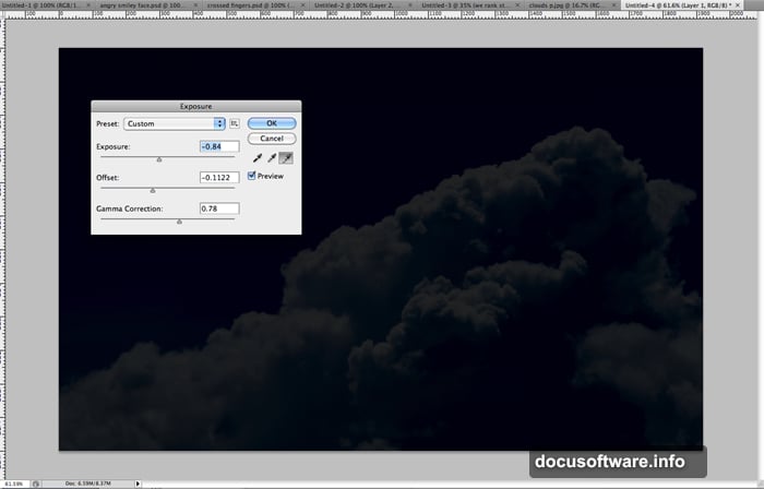 Use Marquee tool to select half canvas and add layer mask